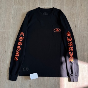 chrome hearts long-sleeve pocket t-shirt